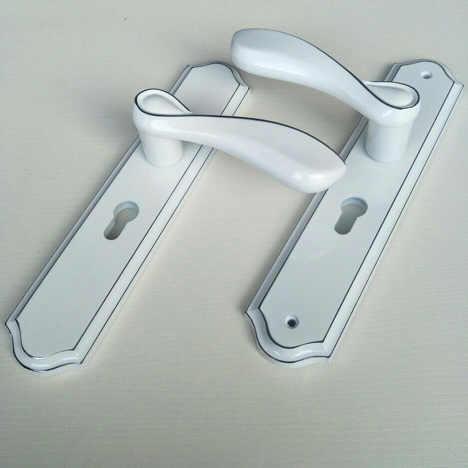 欧式合金实木门把手 室内卧室房门锁 锁具五金大5U0磁吸静音锁体 - 图0