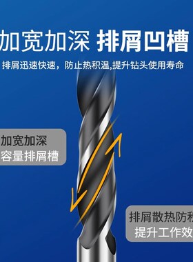 蓝胜三尖钻木工钻头打孔麻花钻电钻专用木板塑料开孔器支罗钻套装