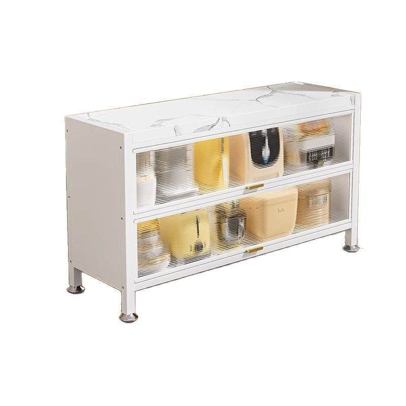 岩板餐边柜一体靠墙储物柜收纳柜厨房多功能橱柜碗柜微波炉置物柜,淘宝优惠券,粉丝福利购,淘宝优惠卷