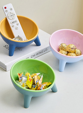 轻奢进门口入户玄关放钥匙收纳摆件现代简约M鞋柜客厅的装饰品托