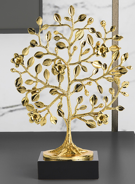 发财树摆件轻奢高档招q财客厅酒柜办公室家居装饰品乔迁新居礼品