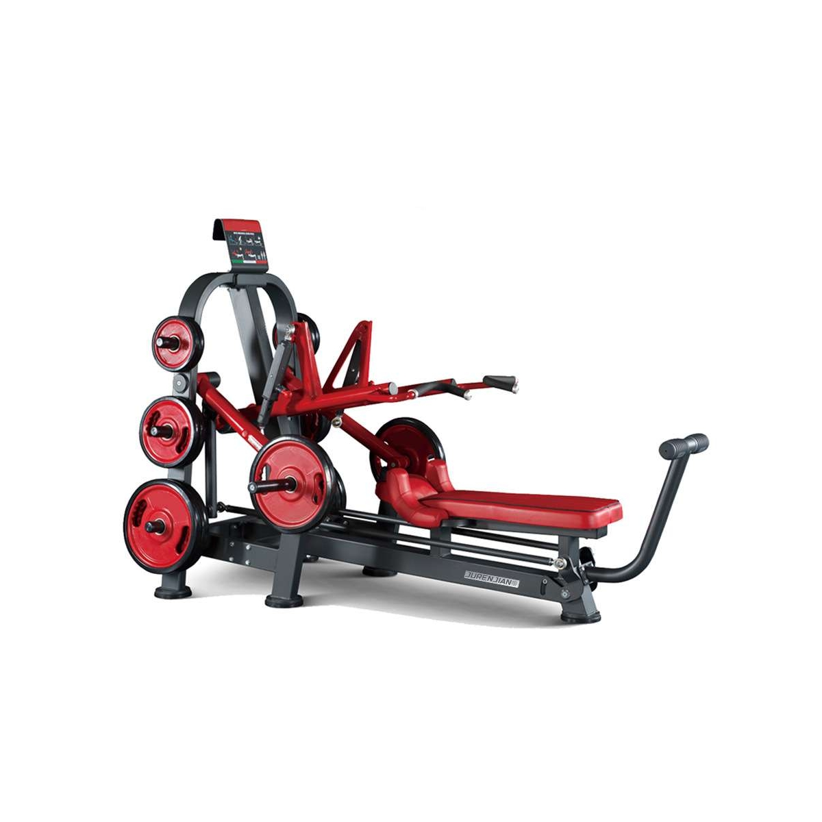 卧式推举帕纳塔商用健身房卧式多功能推胸训练器杠铃肌肉力量训练 - 图3