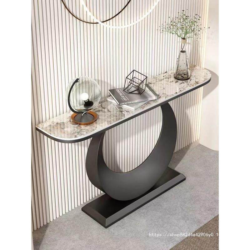 意式岩板玄关桌端景台入户柜现代简约轻奢客厅靠墙窄桌条案,淘宝优惠券,粉丝福利购,淘宝优惠卷