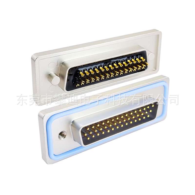 ip67d-sub连接器DB44公头焊线式对接头44pin防水连接器母座插头 - 图2