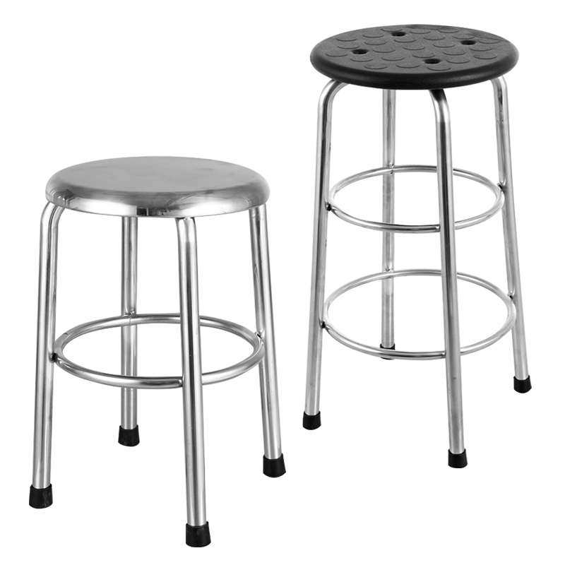 加厚全不锈钢圆凳子饭店餐厅家用椅子小矮凳子高脚凳吧台椅小板凳,淘宝优惠券,粉丝福利购,淘宝优惠卷