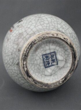 景德镇仿古陶瓷乾隆粉彩彩龙戏珠图葫芦摆件家居装饰展柜收藏做旧