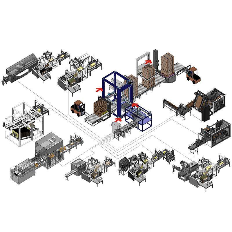 小型定制流水包装线无人化胶带封箱机打包机捆扎机不同场景,淘宝优惠券,粉丝福利购,淘宝优惠卷