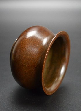 黄铜琴炉黄铜香炉一炷香炉仿古宣德炉J铜器工艺品手把件把玩件