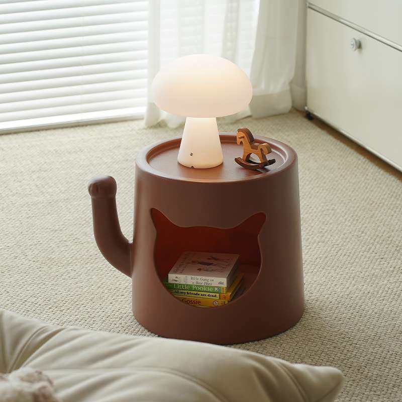 猫窝茶几一体小户型沙发边几角几现代简约网红儿童床头柜人宠共用,淘宝优惠券,粉丝福利购,淘宝优惠卷