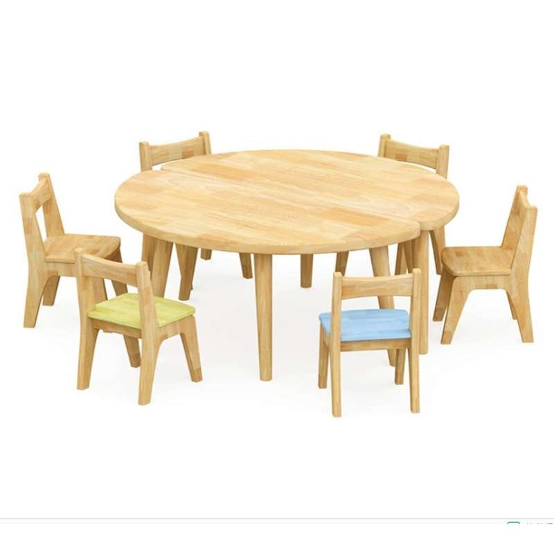 YEZ-2588幼儿园桌椅实木塑料书柜儿童家具橡木课桌椅长方桌,淘宝优惠券,粉丝福利购,淘宝优惠卷