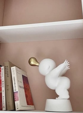 可爱吹泡泡小孩艺术摆o件办公室书桌家居客厅电视柜玄关酒柜装饰