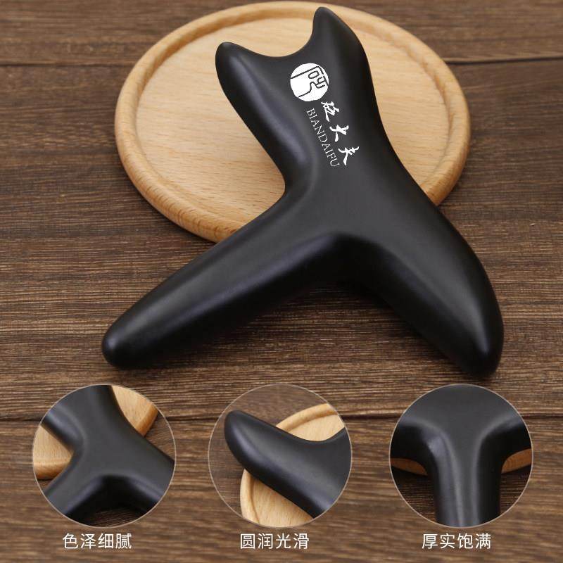 砭大夫砭石足底按摩器棒足疗工具点按穴位棒锥脚底通经络三角雀,淘宝优惠券,粉丝福利购,淘宝优惠卷