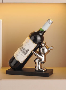 红酒架客厅酒柜电视柜装饰轻奢酒托家居摆K件乔迁礼物桌面送礼同