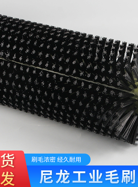 工业毛刷辊空心毛刷轮滚筒刷清洗除尘小型圆形圆柱刷尼龙非标定做
