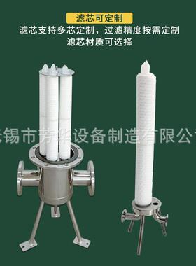厂家20寸芯精密过滤器304不锈钢微孔折叠过滤器烛式过滤器