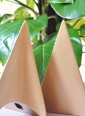 简约创意抽象后现代陶瓷手折哑金纸飞机书靠摆设家居书房饰品摆件