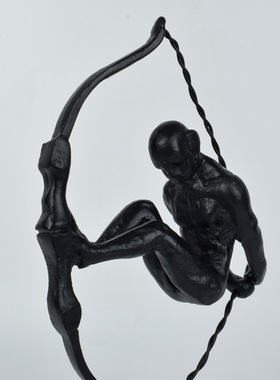 售楼处酒店大堂大理石摆件u玄关样板房间桌面抽象人物雕塑装饰摆