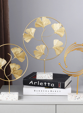 北欧轻奢风玄关创意摆件r家居客厅装饰品电视酒柜办公室桌面小摆