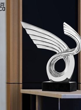 顺风顺水现代轻奢高档陶瓷摆件创意客G厅电视柜酒柜家居装饰工艺