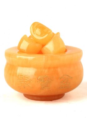 黄玉大象富贵荣华吸水象阵 对象办公开业装饰礼品摆件