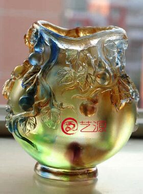 长礼物琉璃福商务会议笔筒同事生日礼品辈创意家居饰品朋友禄办公