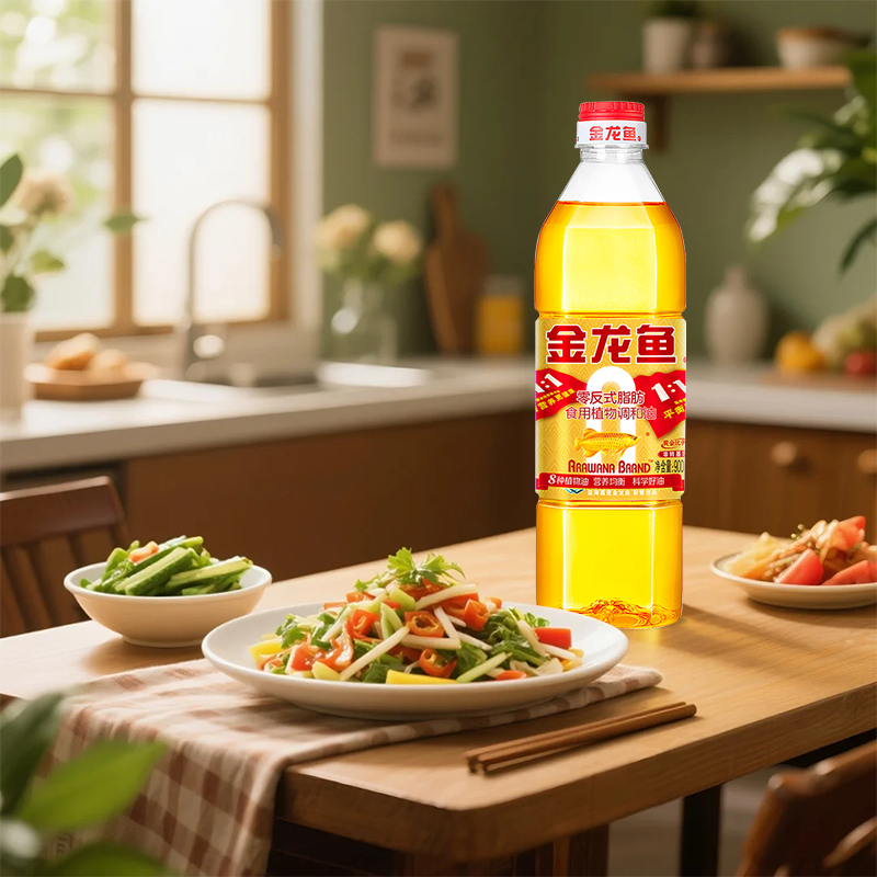 金龙鱼食用油900ml小瓶宿舍专用植物油非转黄金比例炒菜调和油,淘宝优惠券,粉丝福利购,淘宝优惠卷