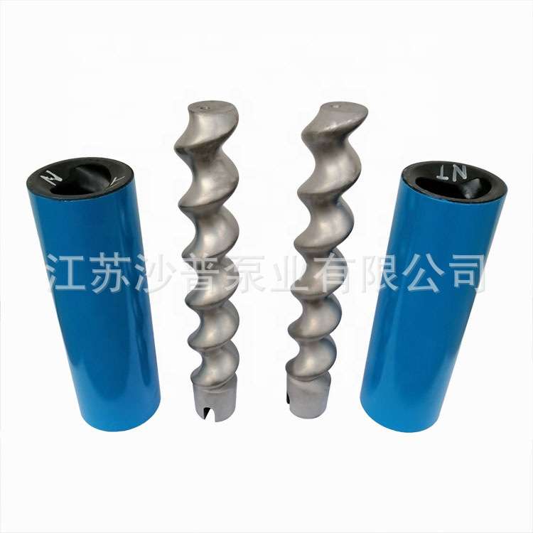 PFT培福德喷涂机配件通用转子定子螺杆胶套D6-3/C4-2/8-2 - 图1