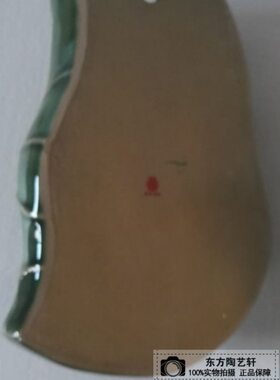 荷叶花插 挂壁 陶瓷工艺品摆件 石湾公仔 家居饰品 翠鸟荷花