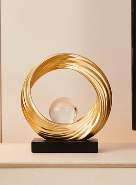 财源滚滚客厅电视柜装饰品摆件A轻奢高档领导办公室高端大气上档