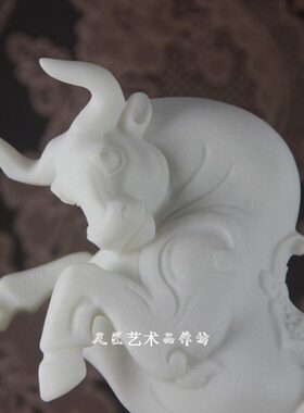 十二生肖牛石雕牛气冲天家居办公室书房创意时尚小摆件礼品工艺品