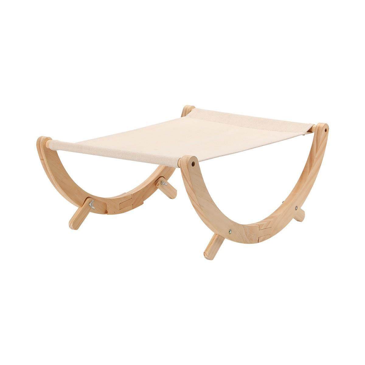 实木猫摇床宠物窝可折叠猫窝吊床防滑稳定四季可用透气宠物用品,淘宝优惠券,粉丝福利购,淘宝优惠卷