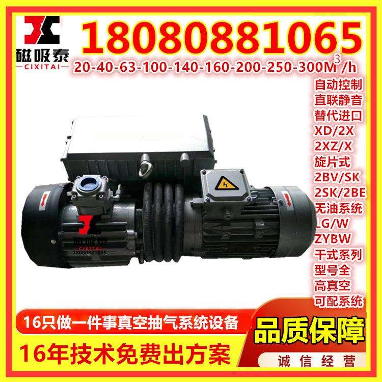 榆林飞越VAL单级旋片真空泵VSV-022/028 单级真空泵 0.75KW负压泵 - 图3