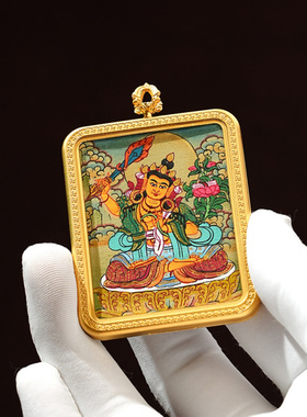 【纯手绘】藏式高端描金唐卡生肖