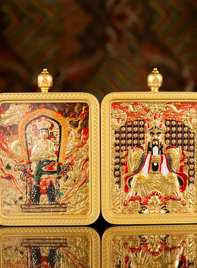 【双面立体五爷文殊】双面立体