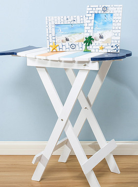 地中海风格装饰船桌客厅r茶几边几电话桌书报桌儿童房装饰活动包