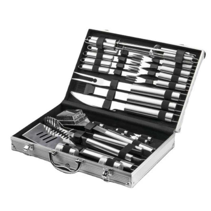 上新不锈钢烤具铝箱套装 烤具组合叉子铲签夹子野营烤具BBQ套装,淘宝优惠券,粉丝福利购,淘宝优惠卷