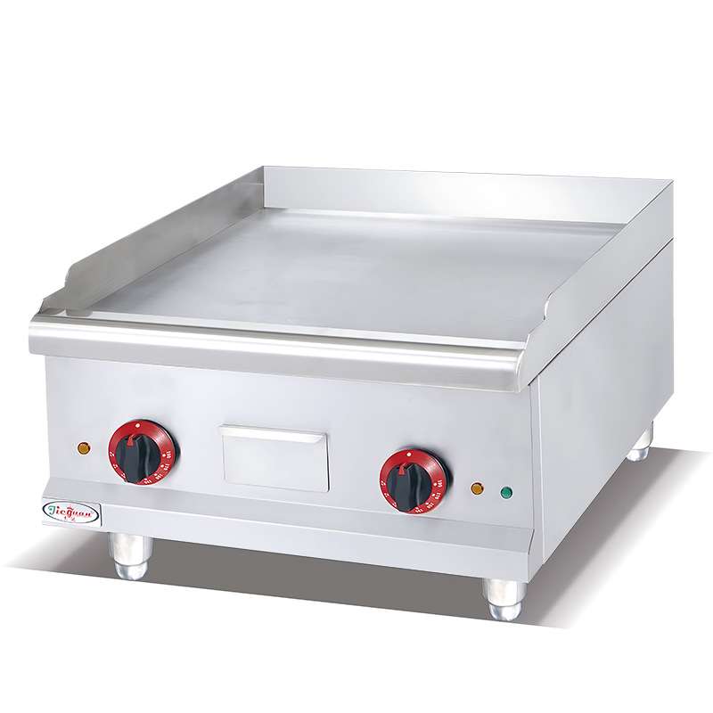 Commercial electric griddle steak frying hand pancake Teppanyaki electric pancake pan table stall electric pancake oven electric heating
