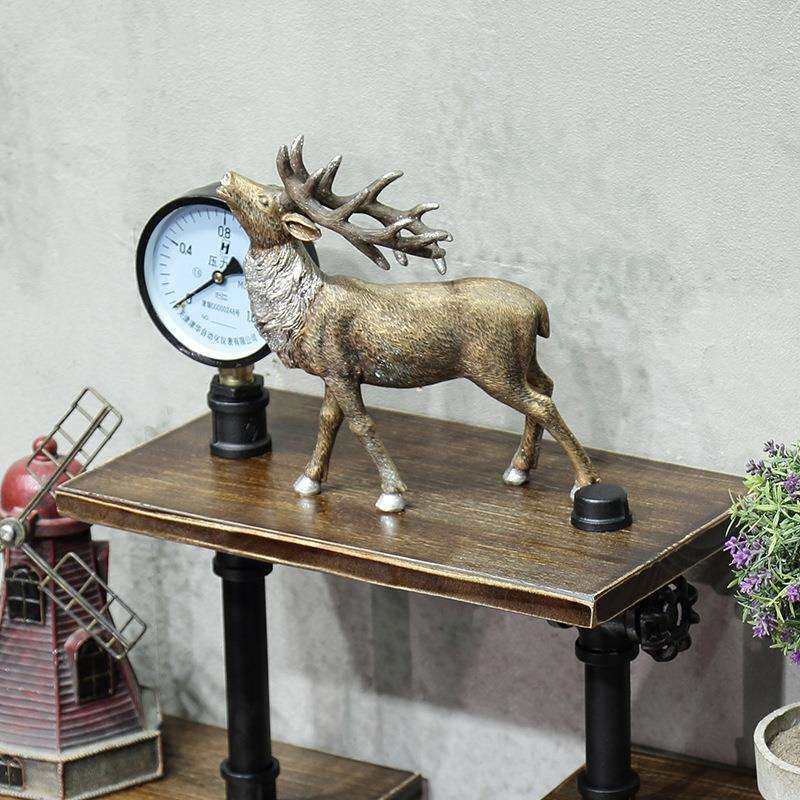 LOFT复古工业风铁艺书架客厅墙上壁挂水管置物架实木一字搁板装饰,淘宝优惠券,粉丝福利购,淘宝优惠卷