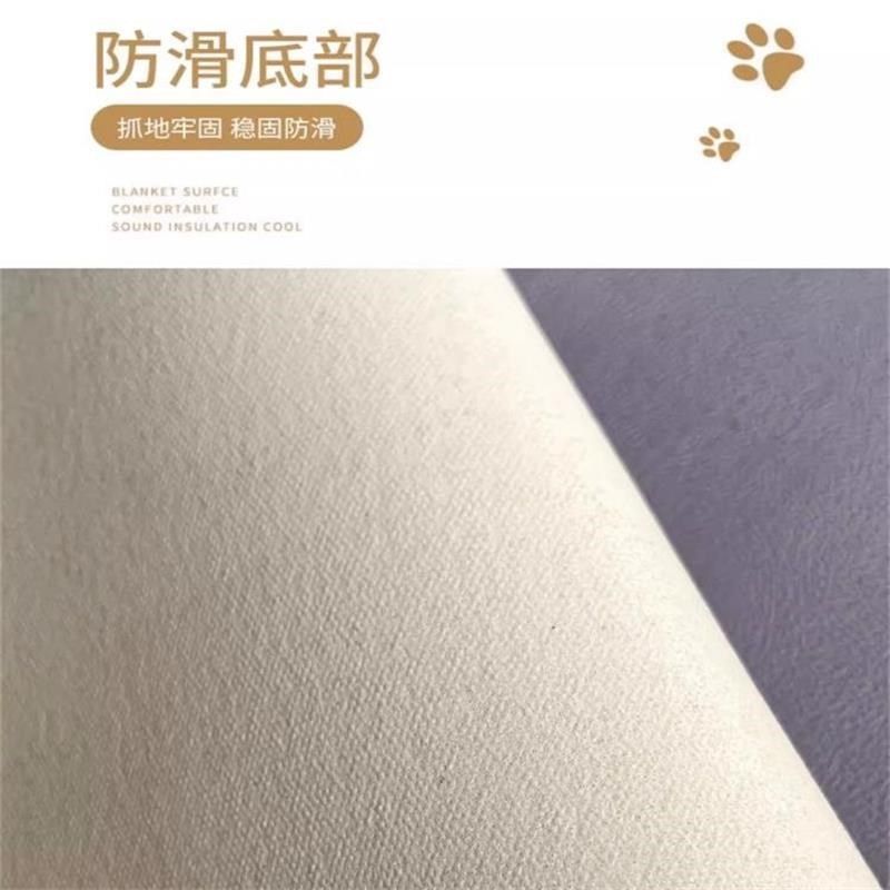 L-shaped kitchen floor mat leather waterproof and oil-proof wipeable high-grade K-resistant dirty carpet home cuttable anti-slip foot mats