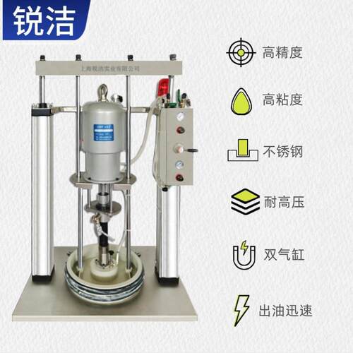 RJ-178C46-200L双立柱压盘泵气动工业黄油机注脂注油机大流量 - 图0