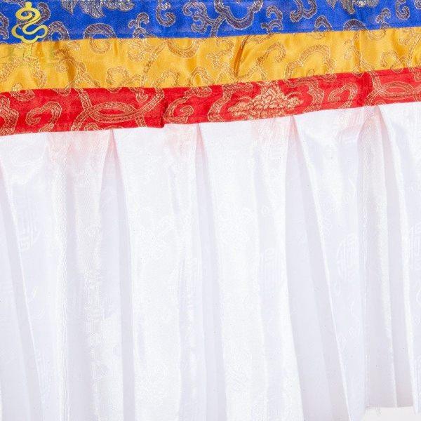 白色藏式八吉祥帷幔装藏族蒙古族饰家居用品桌围普玛量大从优包邮,淘宝优惠券,粉丝福利购,淘宝优惠卷