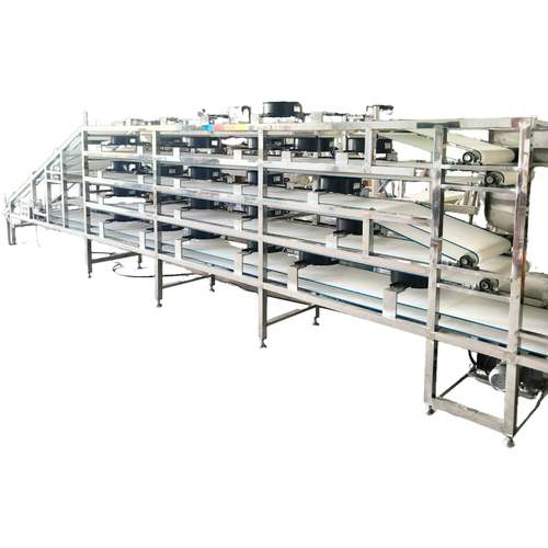 新款自动干豆腐摊晾机 大型5层8米长豆腐皮摊晾设备夏日 - 图3