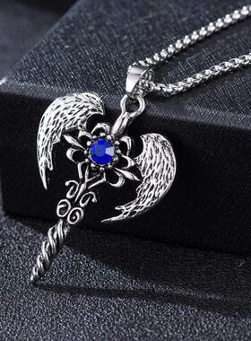 女衣服挂新款毛衣链个性长款男士项链潮人吊坠嘻哈韩版配饰件饰品