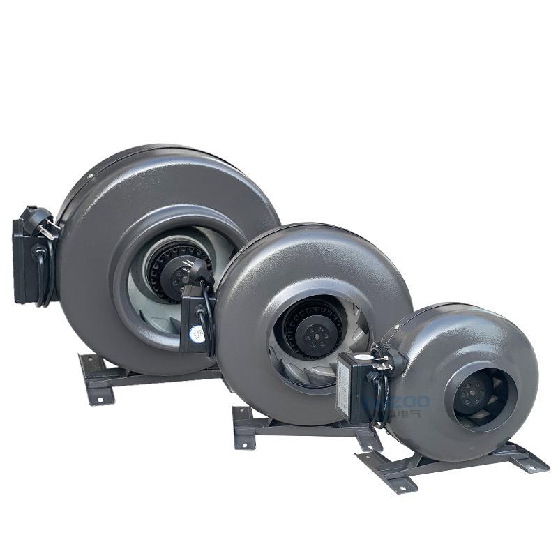 220V外转子增压同轴离心风机GDF圆形管道通风机幽浮扇回风补风机 - 图3