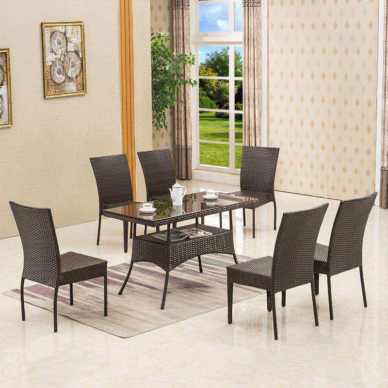 户外编藤休闲桌椅庭院室外庭院别墅阳台藤椅组合露台花园编藤桌椅,淘宝优惠券,粉丝福利购,淘宝优惠卷