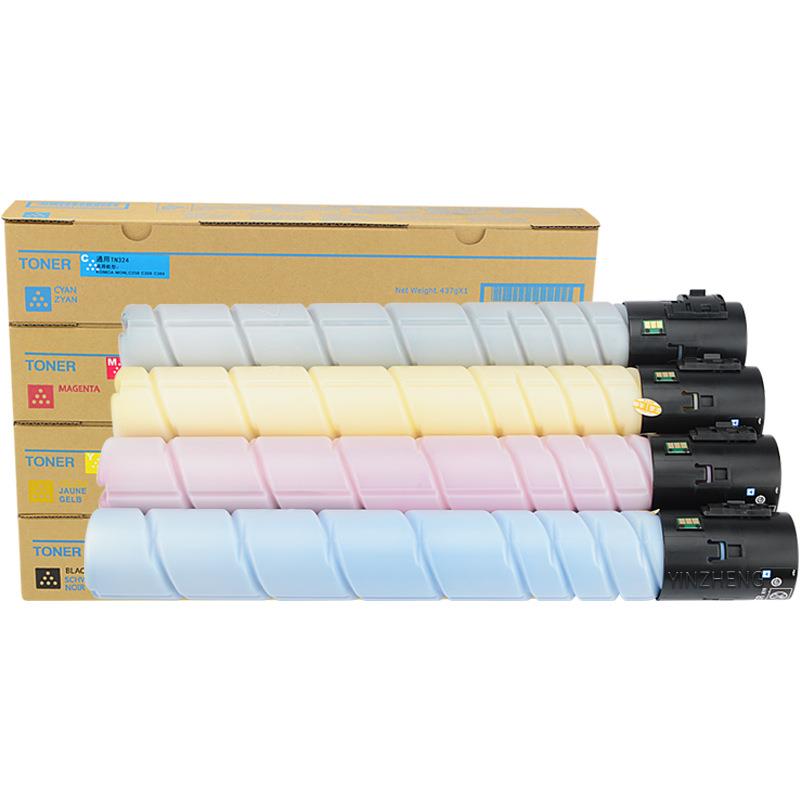 红印TN324粉盒适用柯美bizhub C368 258 C454E C308墨粉324碳粉盒 - 图2