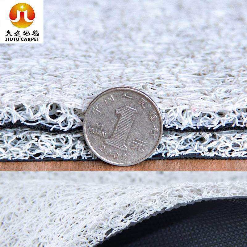 白色丝圈整卷原料图案 PVC喷丝白坯塑料地垫打印地毯卷材,淘宝优惠券,粉丝福利购,淘宝优惠卷