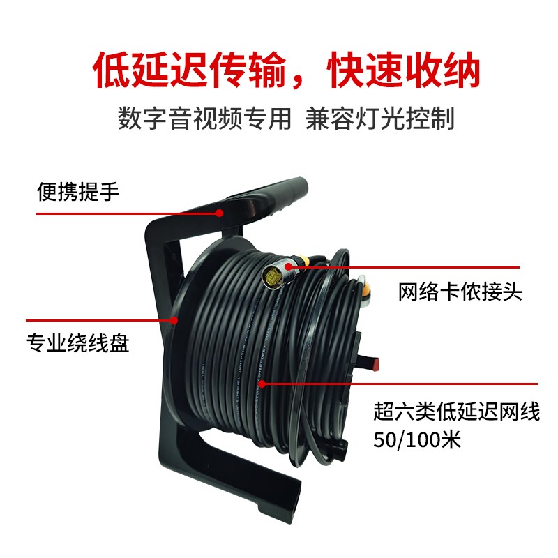 超六类网线缆车传输数字v高柔拖链卡农头网线高速万兆屏蔽线 - 图2