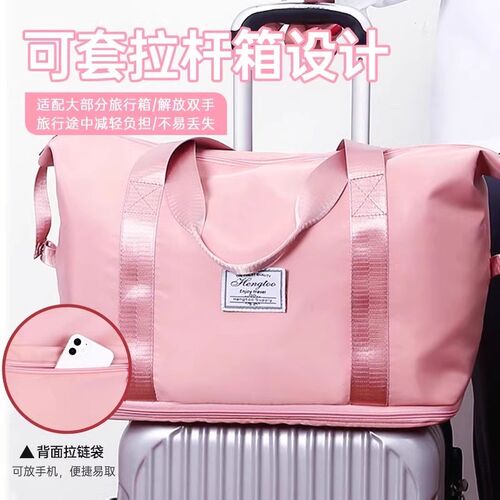 学生住校行李包可套拉杆箱轻便大容量牛津布多功能多W层旅游收纳 - 图0