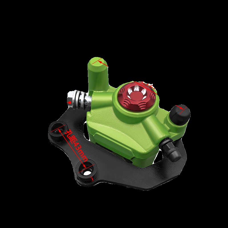 007电动车009刹车碟刹泵满盘反G刹下泵前轮内刹泵卡钳轮毂盘 - 图3